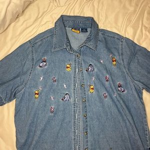 Vintage Winnie the Pooh Denim Shirt